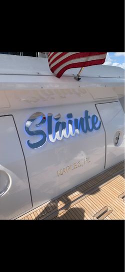 Boat Lettering/ Bar lighting