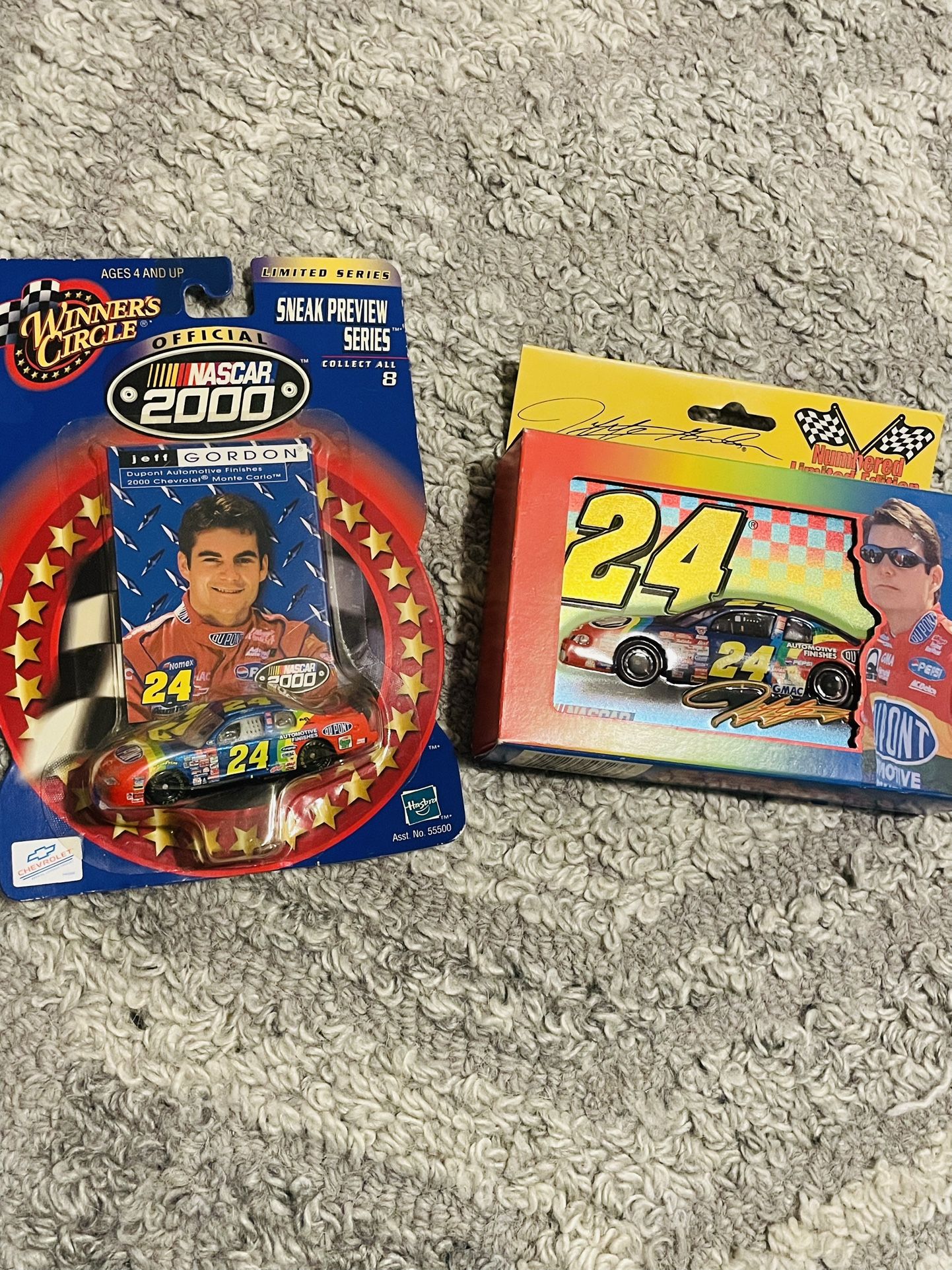 New Jeff Gordon Winners Circle Car & Vintage Playing Cards