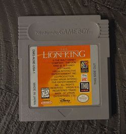 Gameboy Disney The Lion King Nintendo Video Game