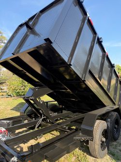Brand New 12ft Long Scissor  Lift Hydraulic Dump Trailer delivered to your door 🚪🚚