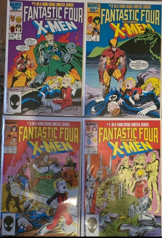 Fantastic 4 "Fantastic 4 Versus The X-men" Comic Series