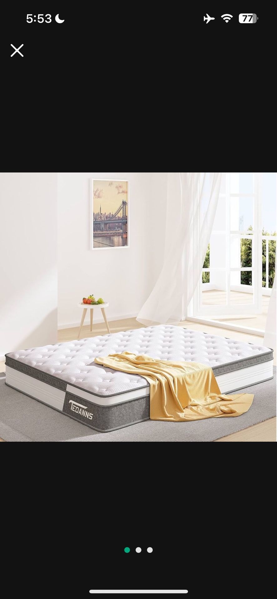 TeoAnns Queen Size 10inch Mattress