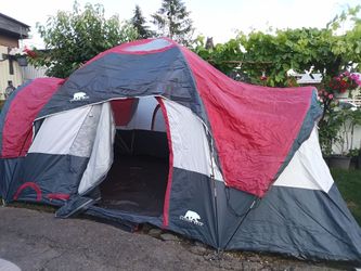 7-8 person camping tent 3 room divider