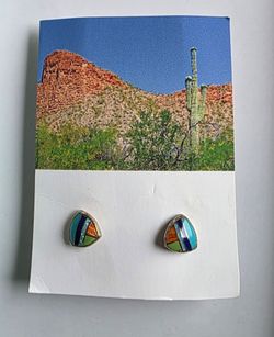 Handmade post earrings