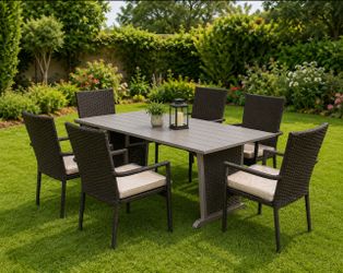 Outdoor dining table set