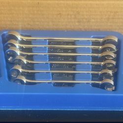 Cornwell Tools BWFMP6ST - 6 Piece Metric Double End Flare Nut Wrench Set