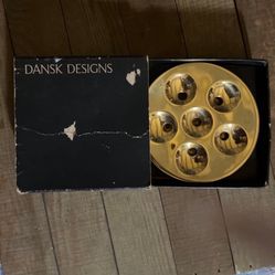 Antique Deadstock Jens Quistgaard Dansk Designs Brass Candle Holder