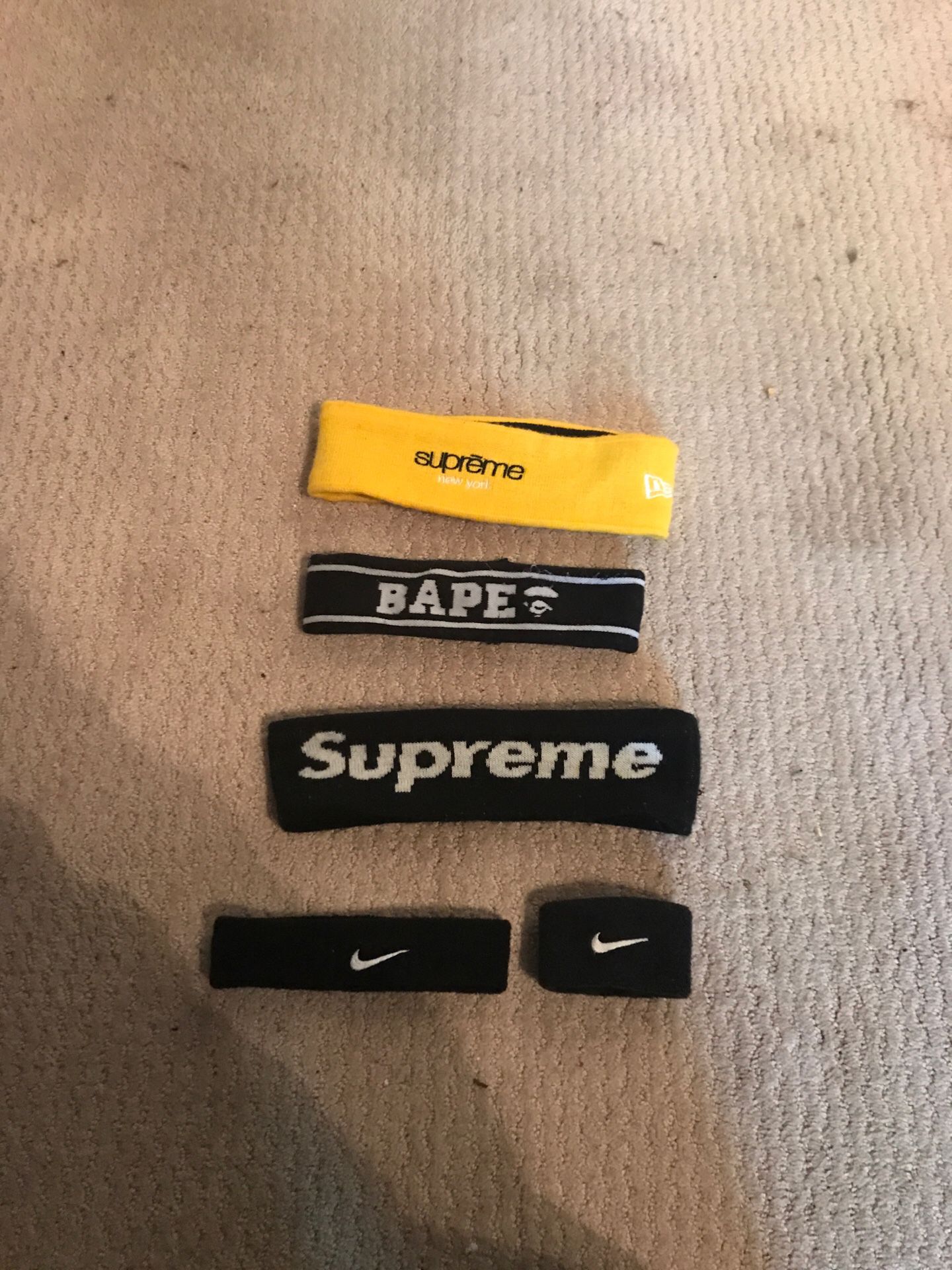 Supreme Bape & Nike Headband