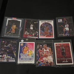 Kobe & Michael Jordan Basketball Cards 