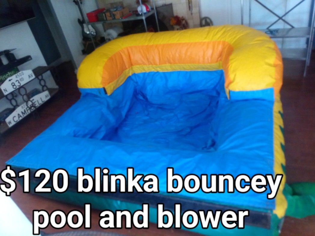 Blinka Bouncey House Pool Water Slide Attachment