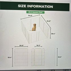 Large dog safe play pen heavy duty