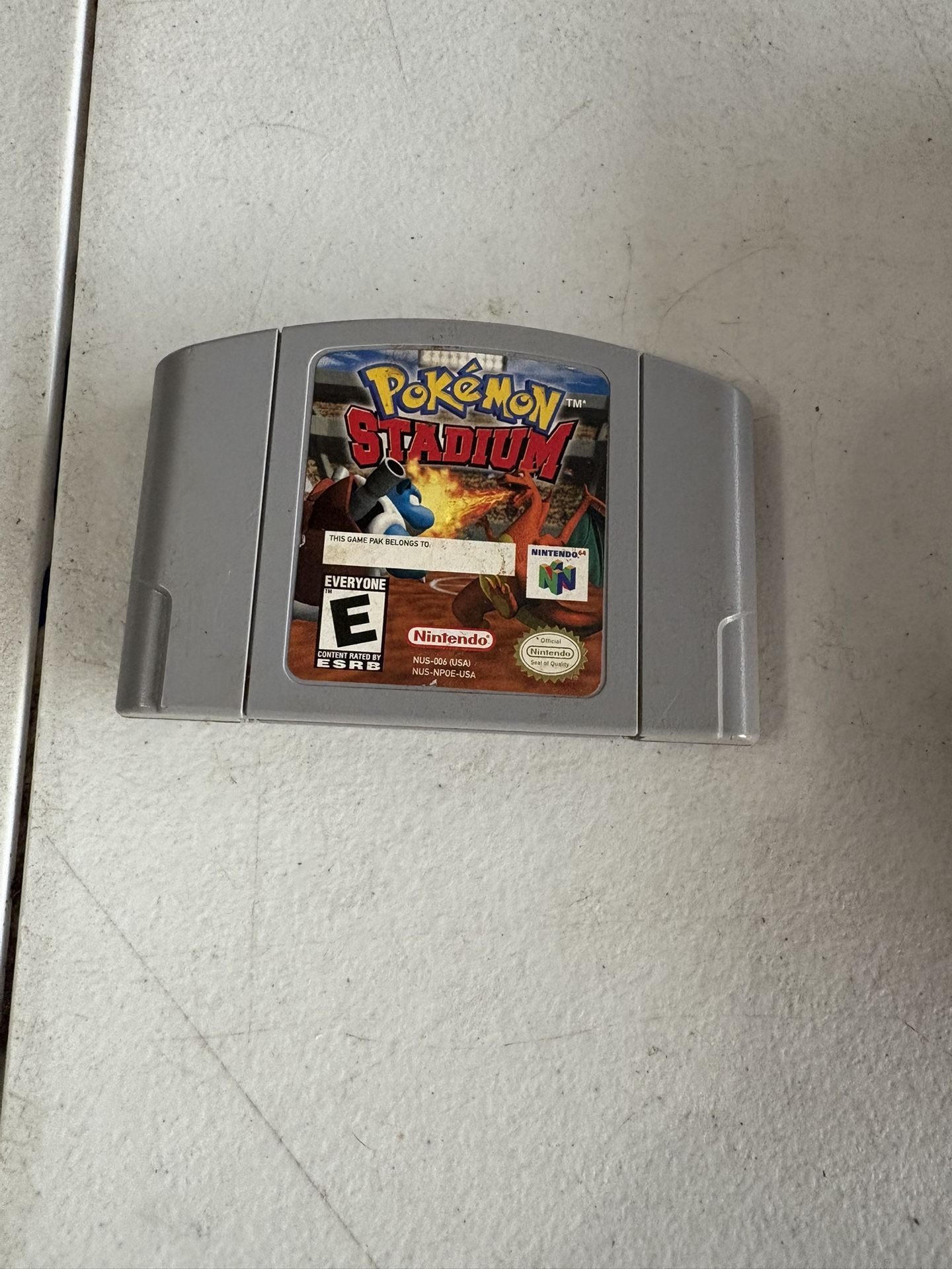 Nintendo 64 Pokemon Stadium game