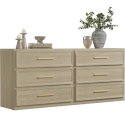 Set 2 Oversized Extra Large Nightstands Set of 2 Tall Bedside Side Table with 3 Drawers Storage Mode