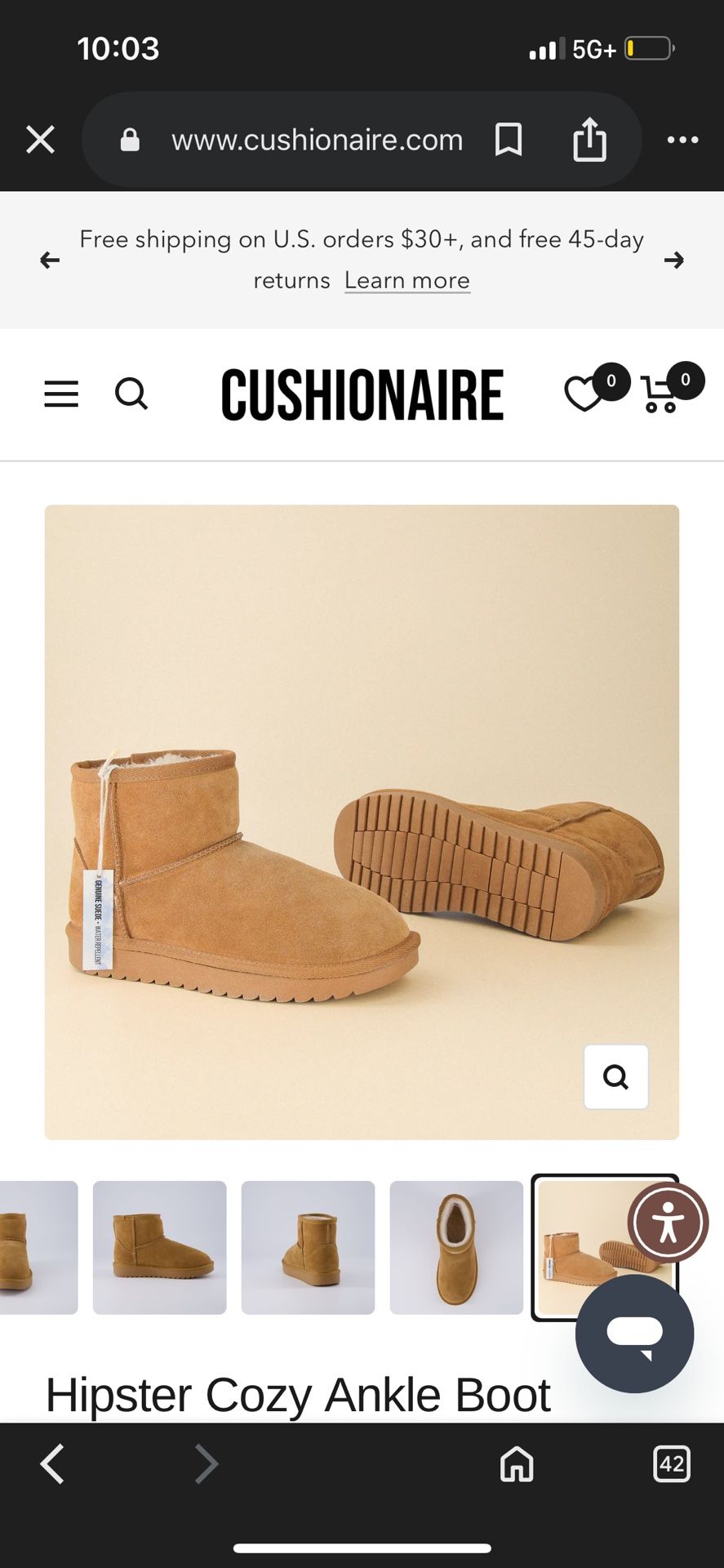 Cushionaire Ankle boots 
