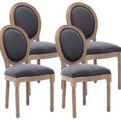 Dining Chairs Set of 2 French Vintage