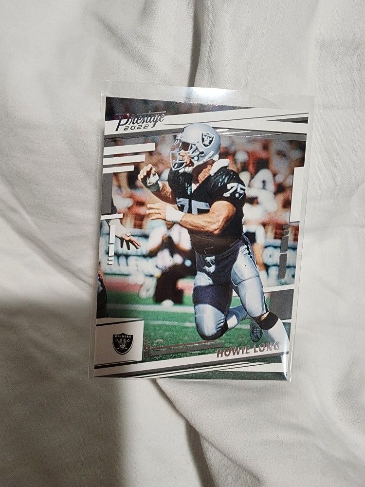 HOWIE LONG RAIDERS PRESTIGE PANINI RARE SPORTS CARD!