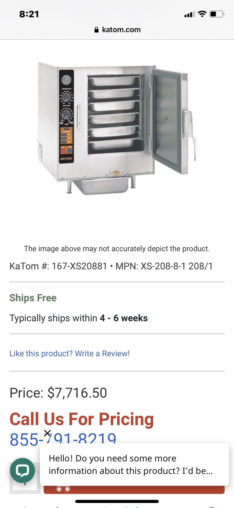 Groen Convection Steamer
