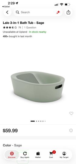 Lalo Sage Green Bathtub