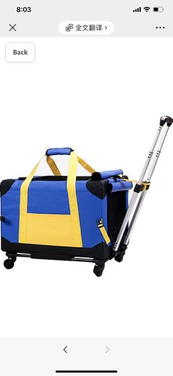 Pet Travel Bag Pet Stroller Travel Transport Bag