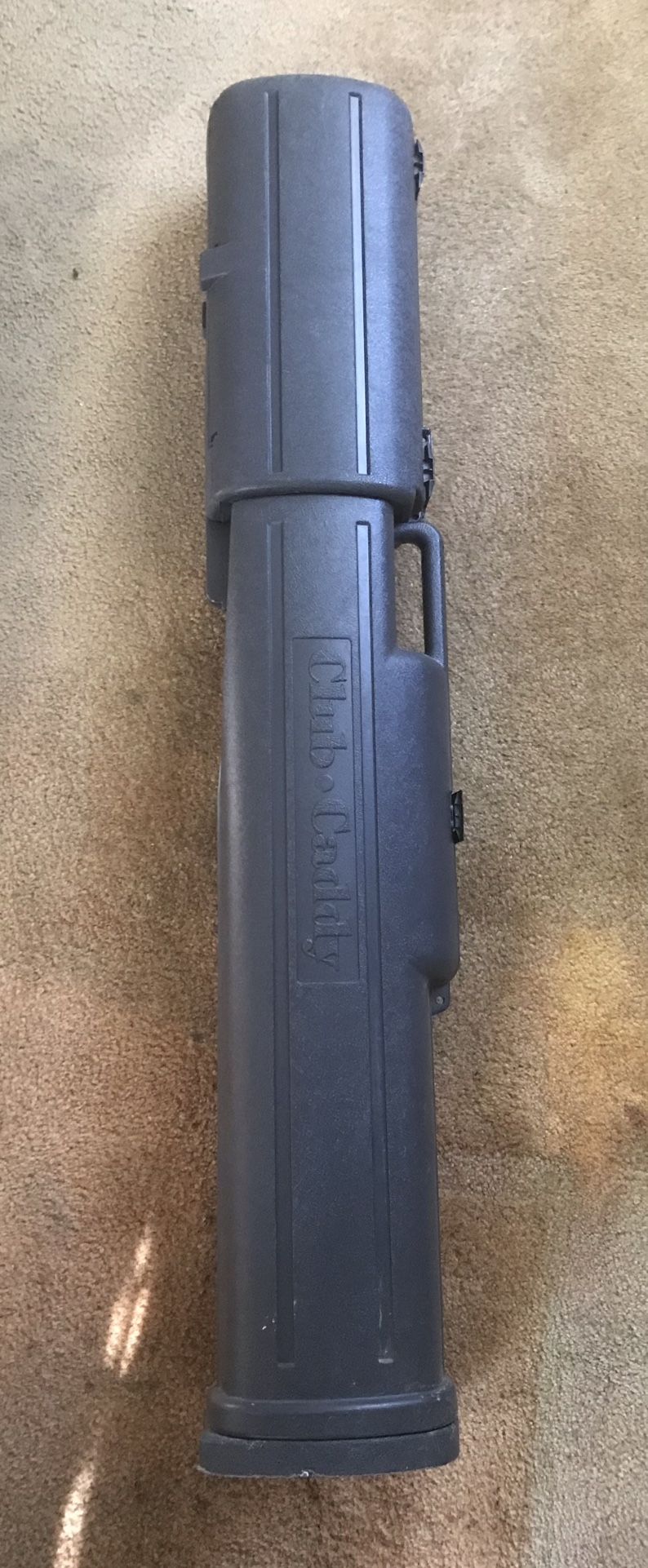 VTG CLUB CADDY Golf Club Travel Case Hard BLACK 48" Shell Bag