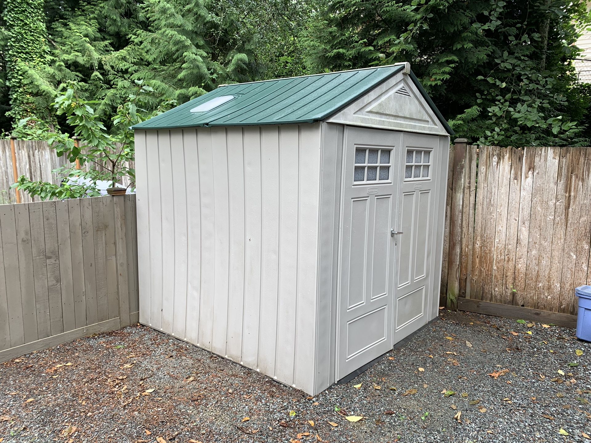 Rubbermaid shed 7x7