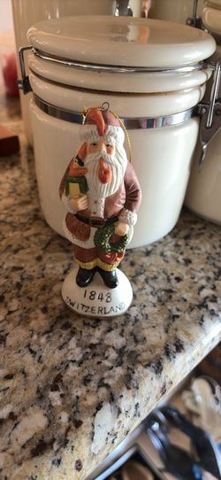 Switzerland Christmas vintage ornament