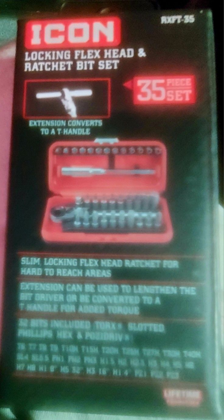 ICON LOCKING FLEX HEAD & RATCHETING BIT SET for Sale in Santa Fe