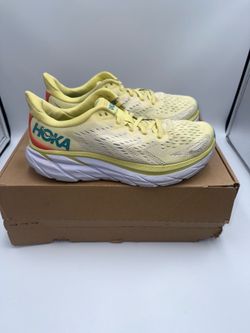 HOKA Clifton 8 Women’s Size 8B / Men’s Size 6.5 Running Shoes Yellow No Box