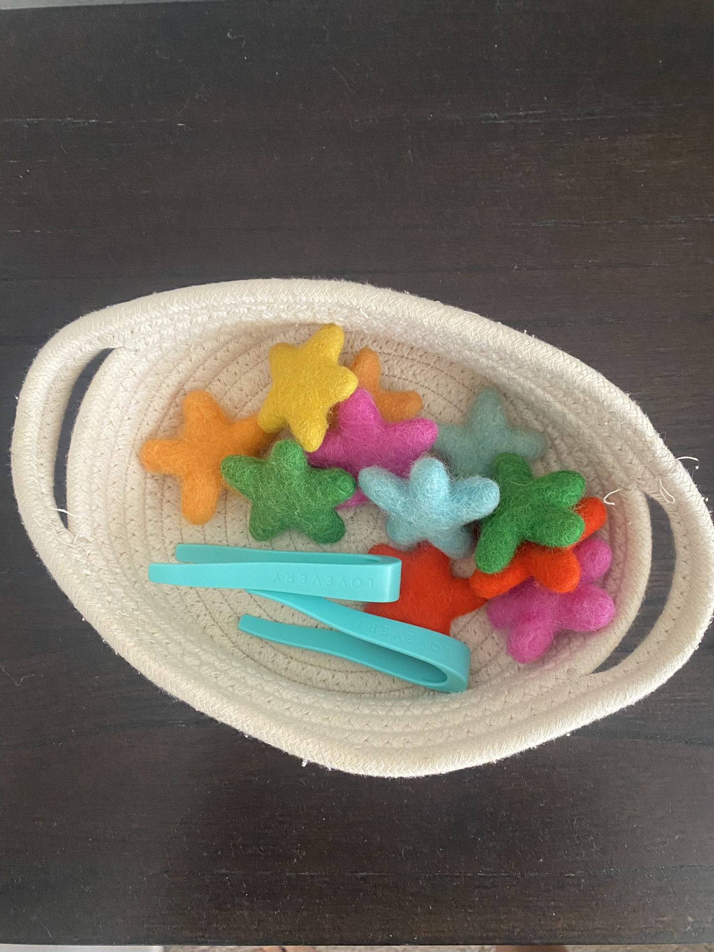 Lovevery Felt Stars And Tweezers
