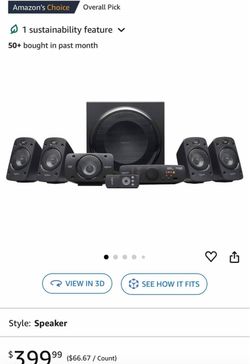 Logitech Z906 5.1 Surround Speakers W/ Bluetooth