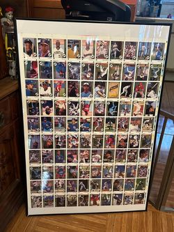 1989 upper deck baseball uncut sheet Griffey Jr rookie