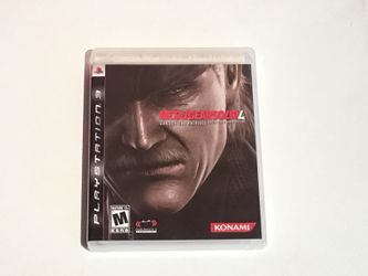 Metal Gear Solid 4 (PS3)