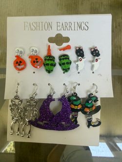 Halloween Fashion Earrings Set