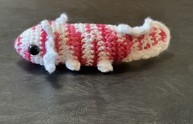 Adorable Crocheted Axolotl