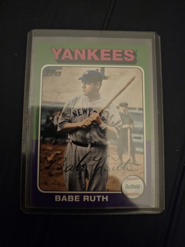2010 Topps #VLC-31 Babe Ruth, Yankees (HOF) - Vintage Legends Collection Insert