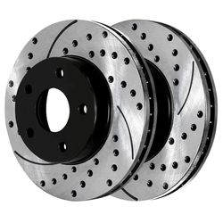 Drilled/Slotted Front Rotors 