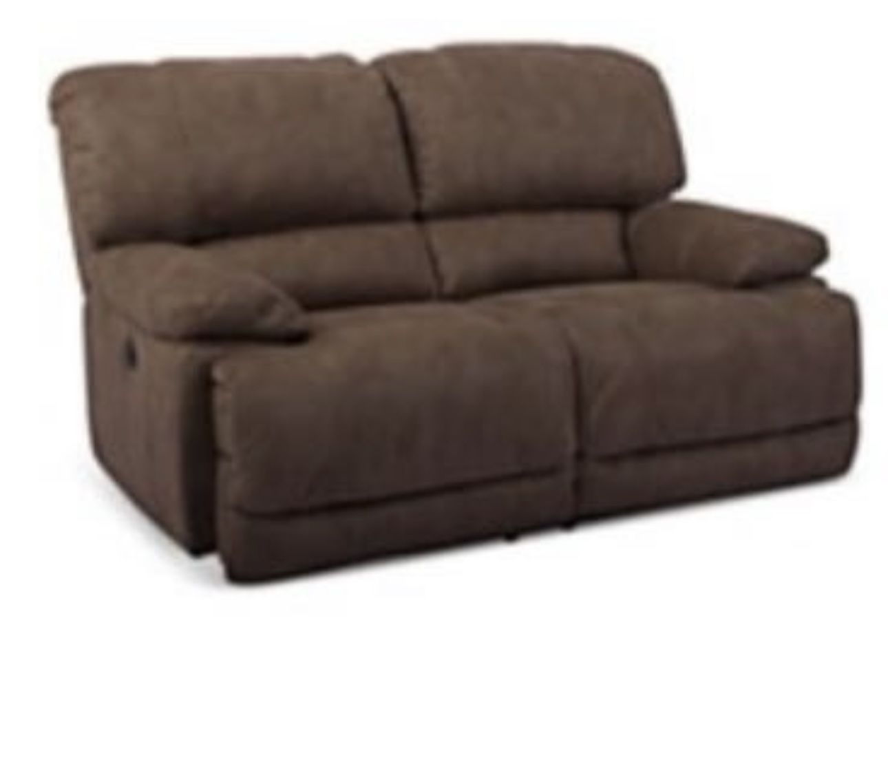 Fabric Dual Power Reclining Loveseat