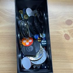 Pokemon Dice, Chips And Game Coins Assorted