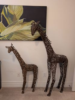 Metal Giraffes
