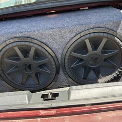 15 inch Kickers Competition  subwoofers American built proline Top Performing Speaker Box
