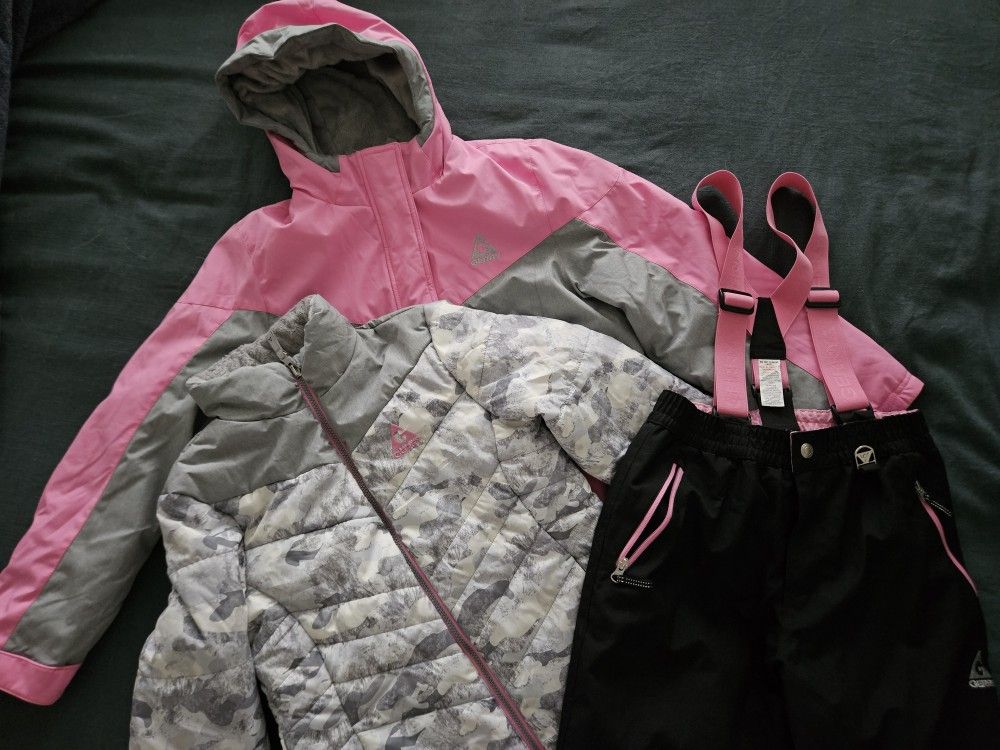 Snow Pants Jacket Youth Large Pink
