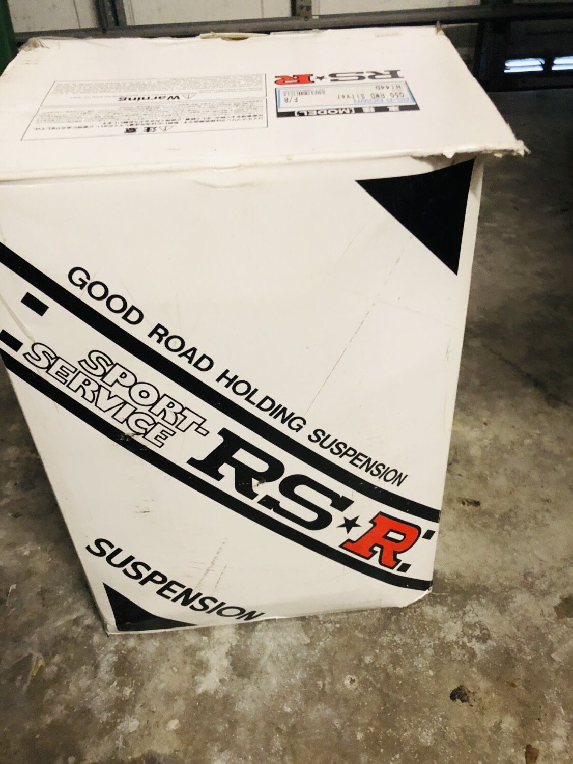 Q50 RSR Lowering Springs 2016-2017 Red Sport RWD Condition is Used. N144D.