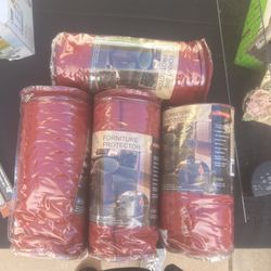 4 NEW Red Chair Covers