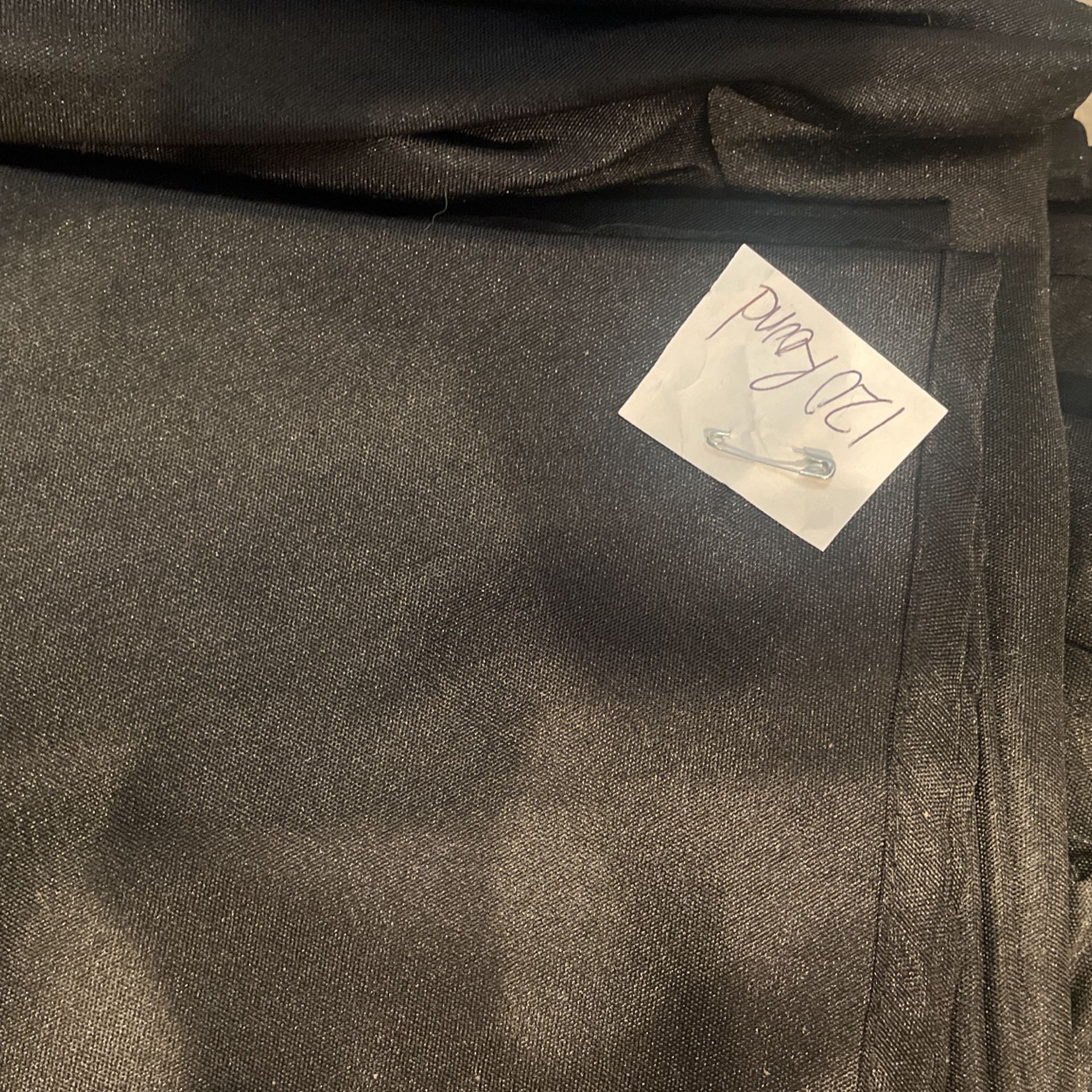 Black 129” Tablecloth 