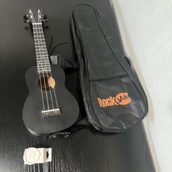 RockJam Black Starter Ukulele 
