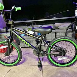 18” Bike With Minecraft Helmet All For $50