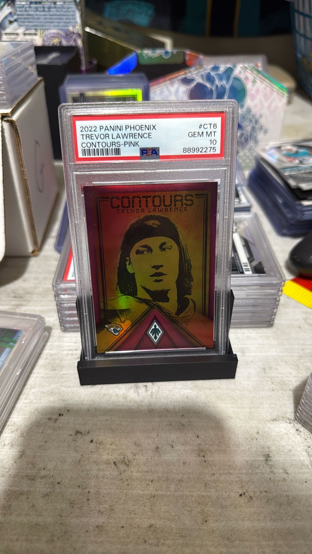 Trevor Lawrence Pink Numbered PSA 10