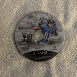 NFL Madden 13 For PS3