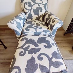 Accent Chair With Ottoman 