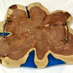 Cedar And Epoxy Charcuterie Board